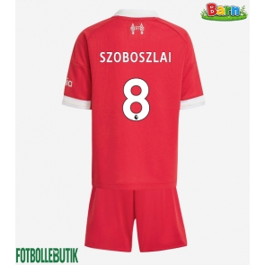 Liverpool Dominik Szoboszlai #8 Hemmaställ Barn 2025-26 Kortärmad (+ Korta byxor)
